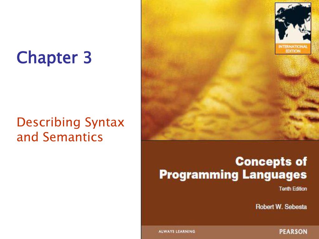 Describing syntax and semantics ppt download