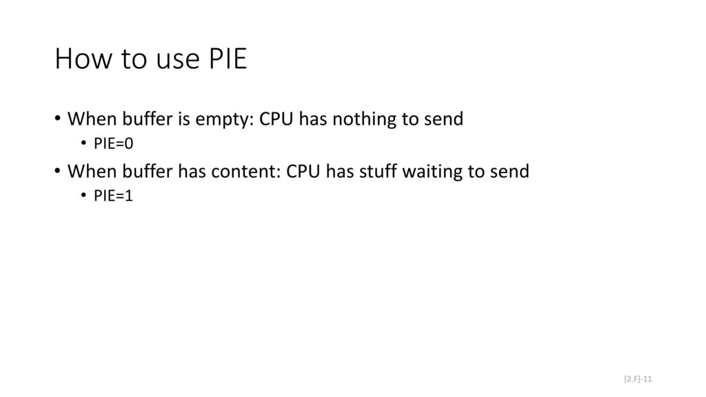 Buffered interrupt driven printer design example ppt download