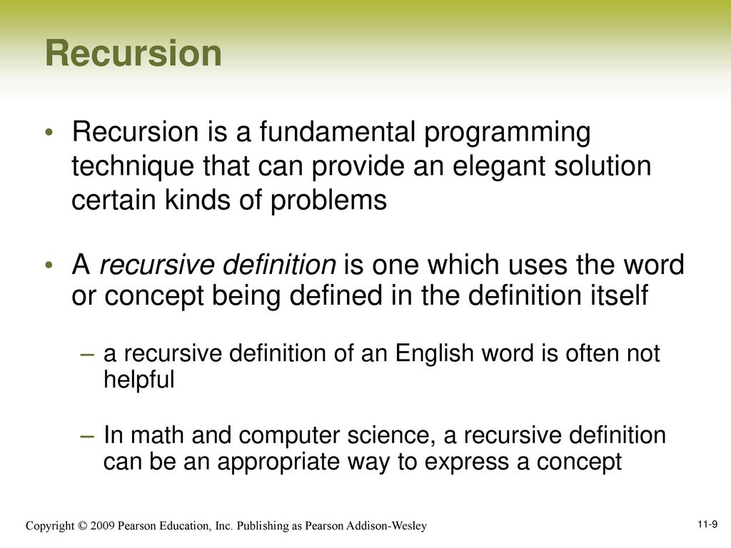 Going further Enumerated types Recursion Collections. - ppt download