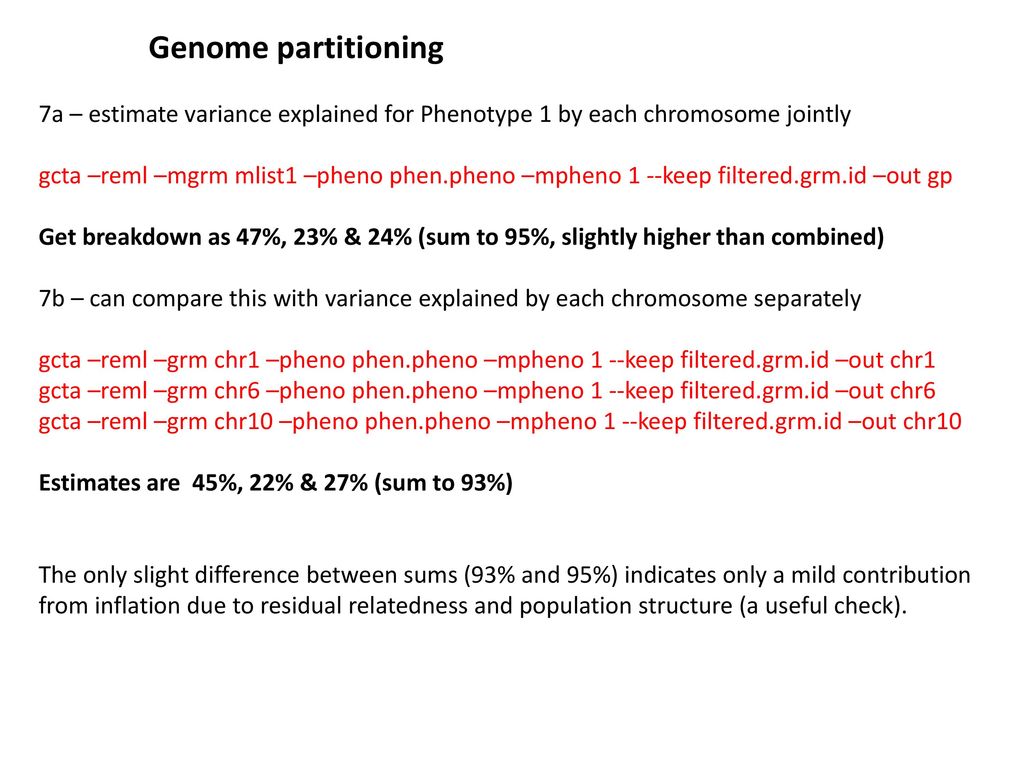 Heritability prediction and the genomic ppt download