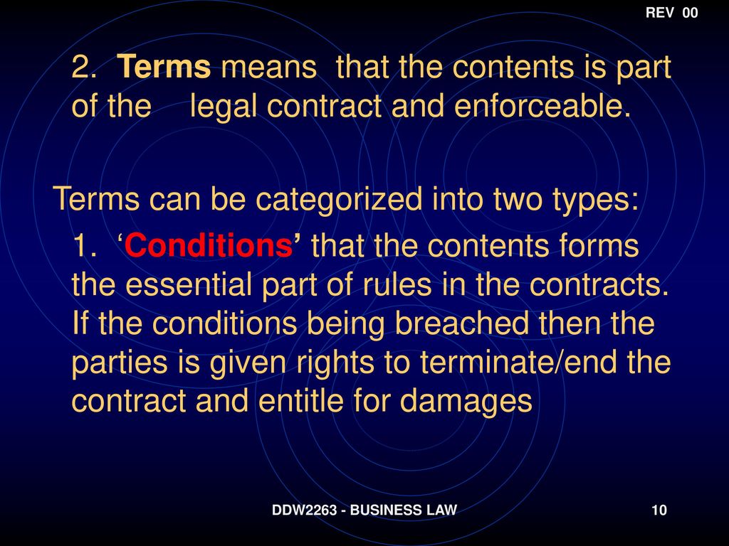 Chapter 3 capacity and terms of contract ppt download