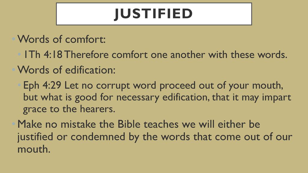 Justified. ppt download