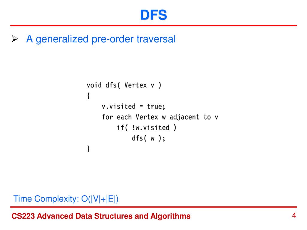 Depth First Search Neil Tang 4/1/ ppt download