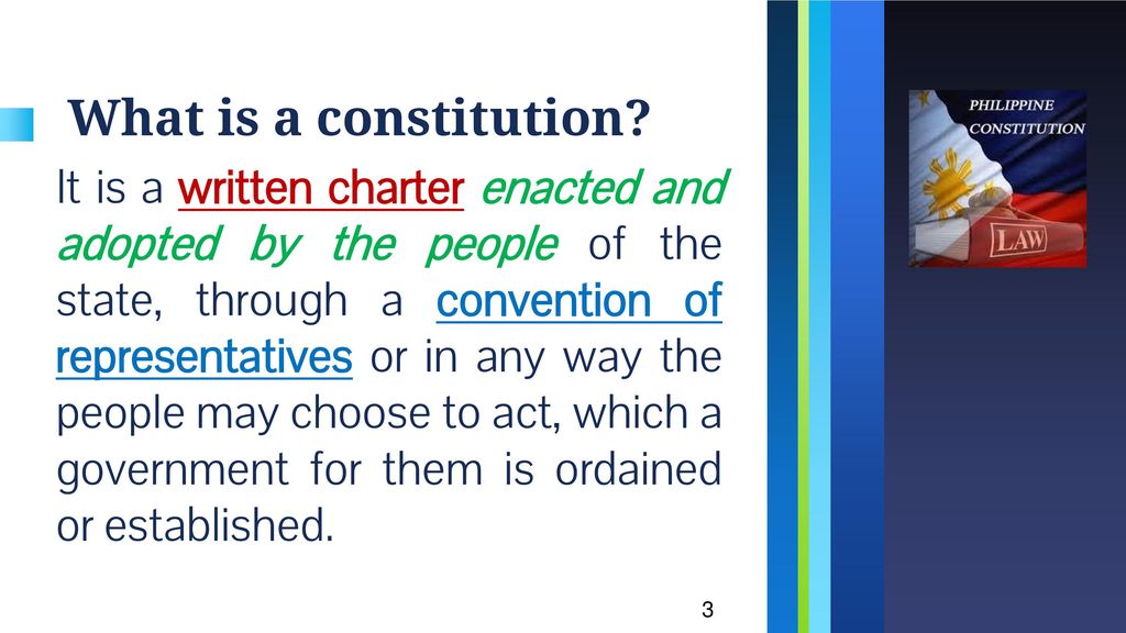 What is a constitution