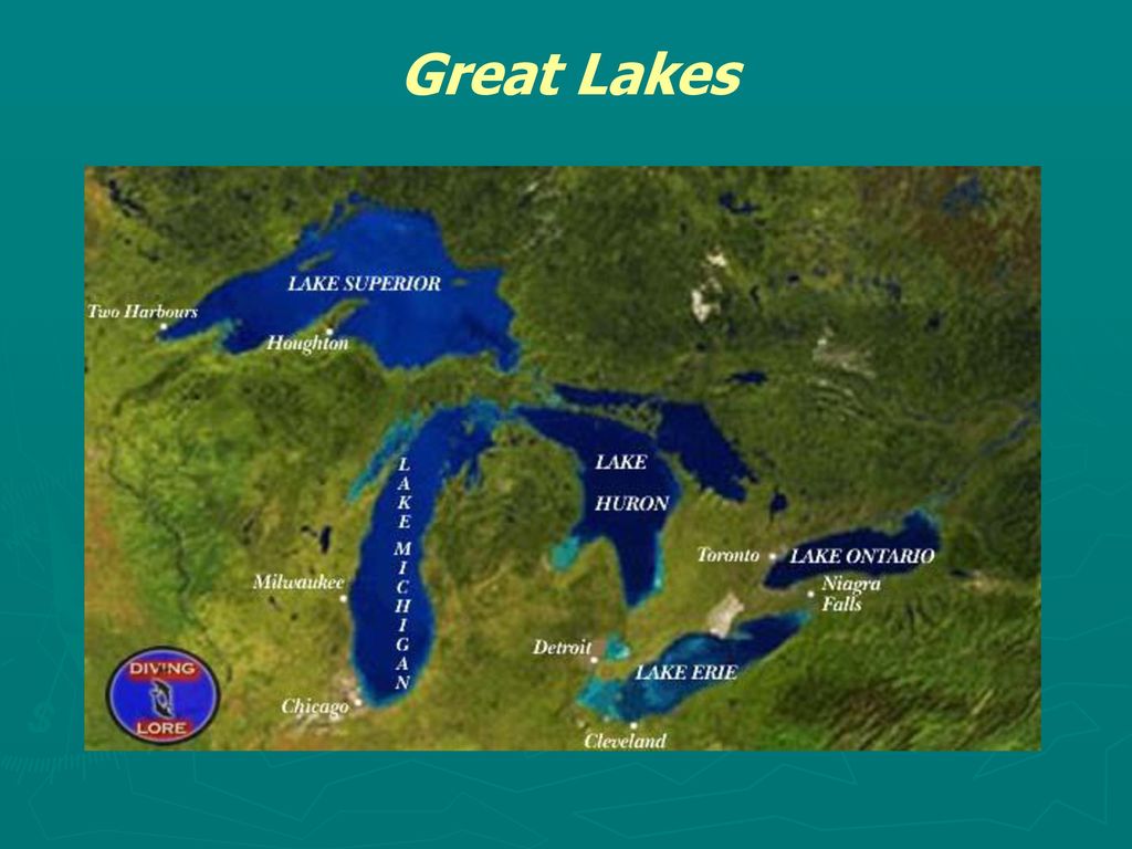 Пяти великих озерах