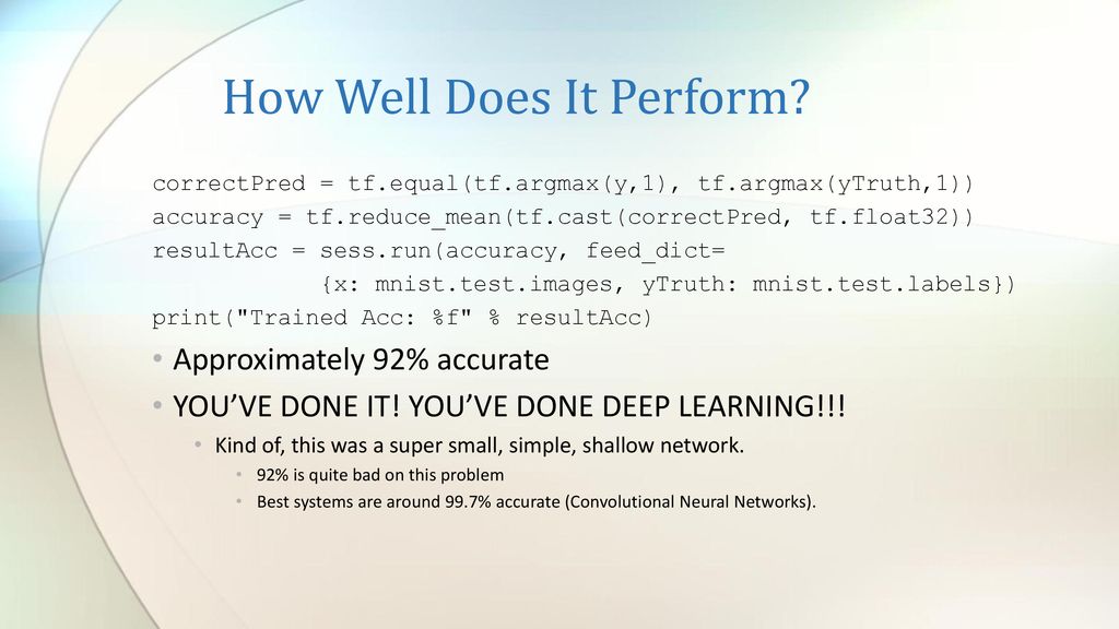 Deep learning with tensorflow ppt download