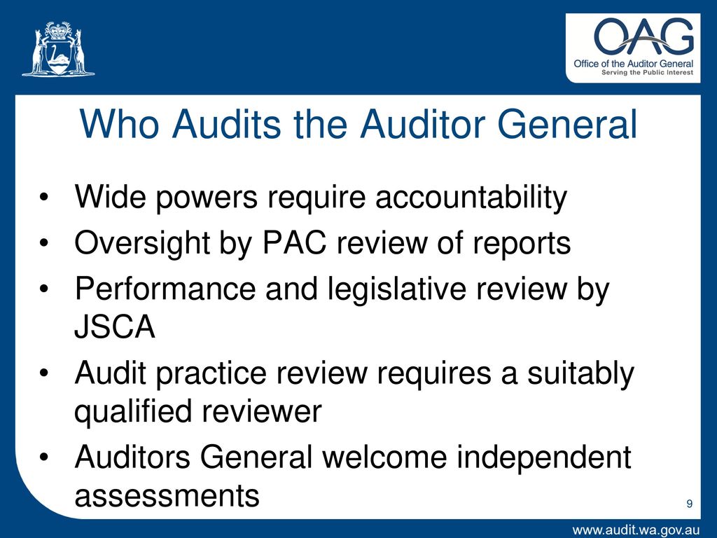 Colin Murphy Auditor General for Western Australia - ppt download