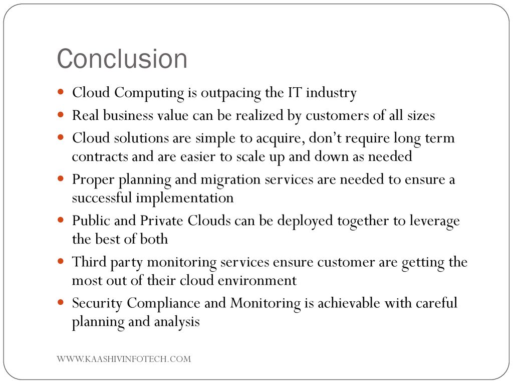 Cloud Computing –An Overview - ppt download