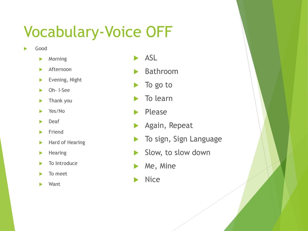 Review Voice Off Practice Abc S Forward And Backward With Partner