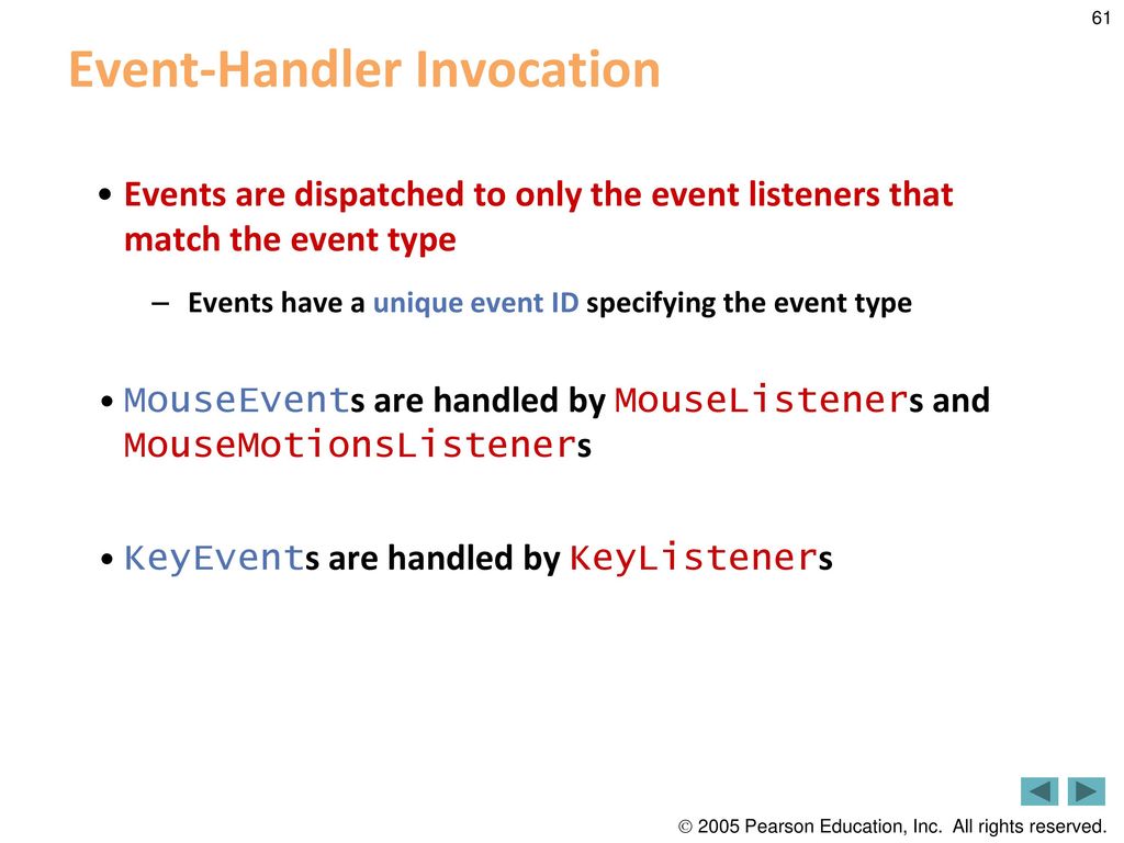 Event-Handler Invocation