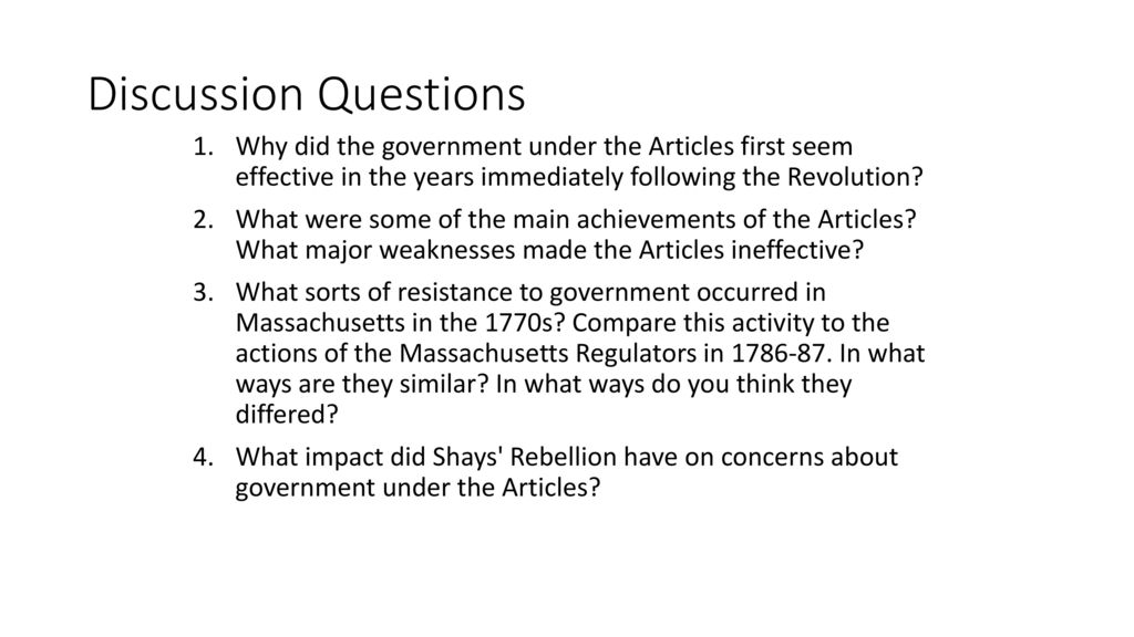 Articles of Confederation ppt download