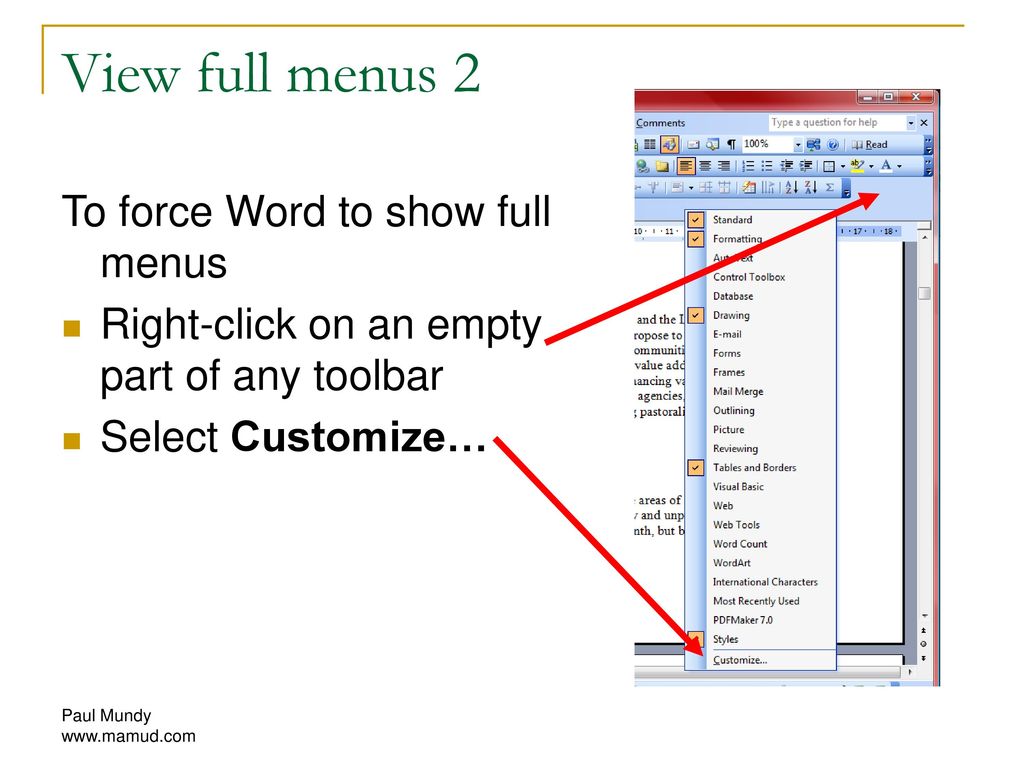 Basic Guide to Microsoft Word: Toolbars & Document Views - Video