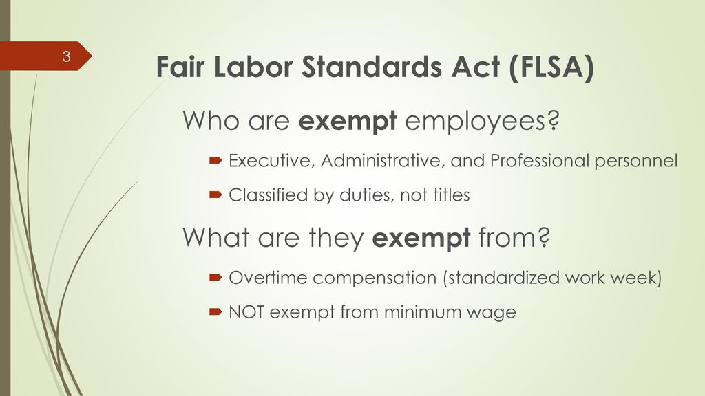 MINIMUM SALARY RULE US Dept of Labor Final Rule ppt download