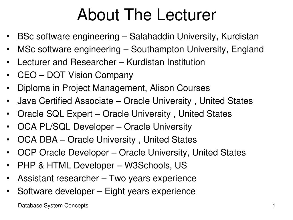 Database system concepts ppt download