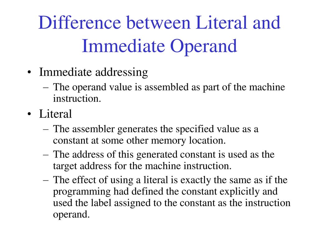Machine independent assembler features ppt download