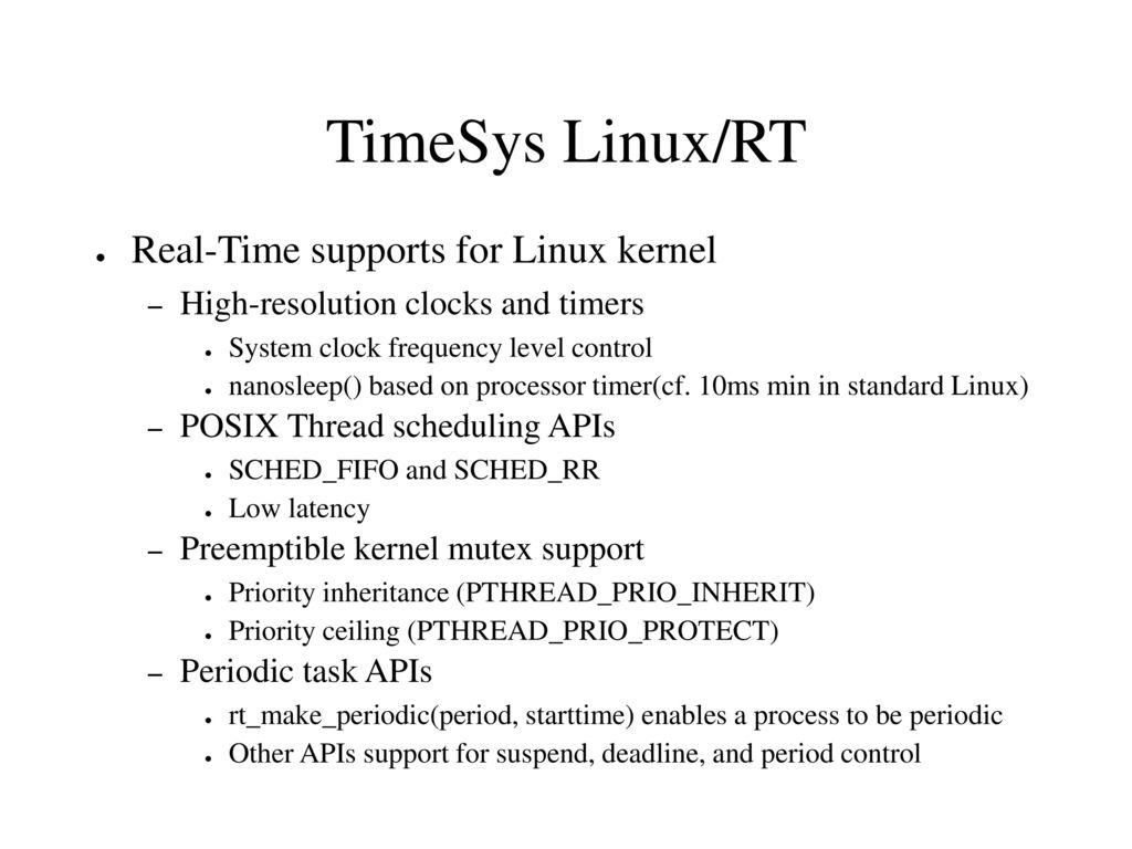 Introduction to the CVM and the Timesys RI ppt download