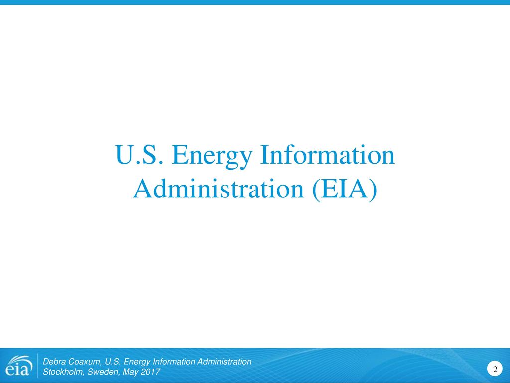 Use Of Administrative Data In EIA’s Data Program - Ppt Download