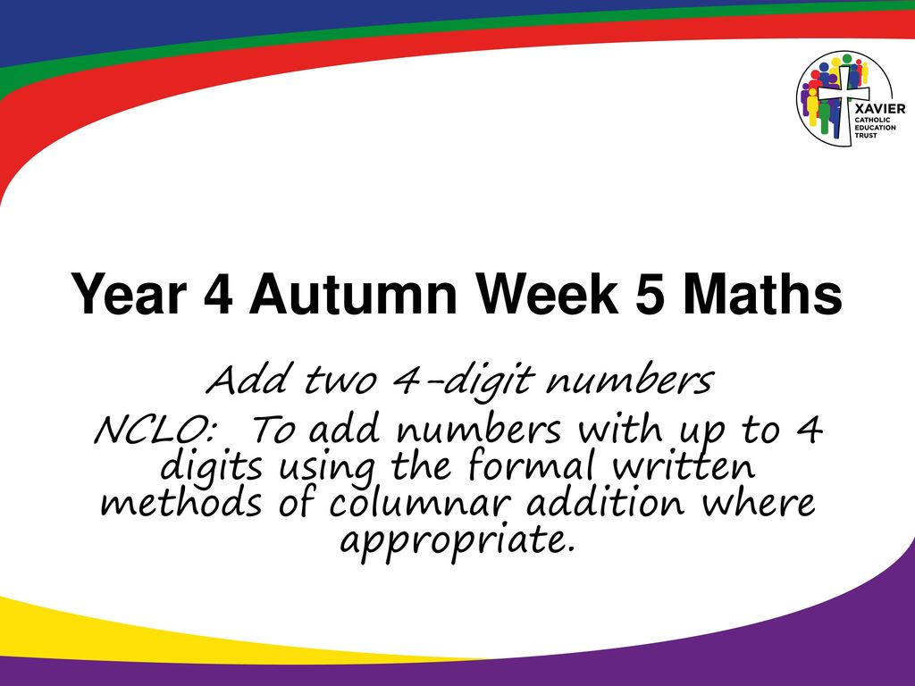 Year 4 Autumn Week 5 Maths