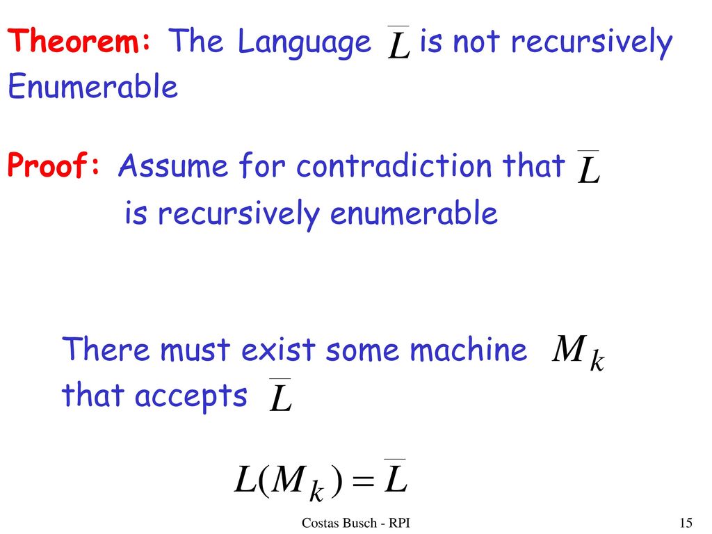 Recursively enumerable and recursive languages ppt download