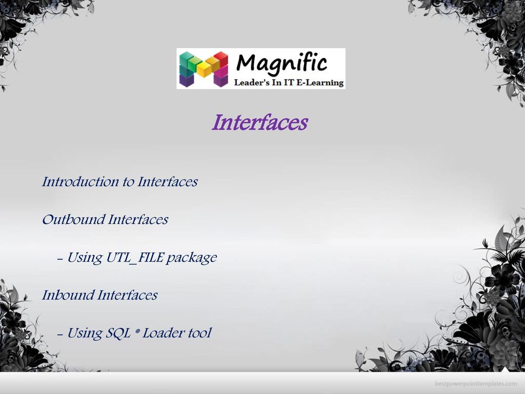 Learn SQL, PLSQL and Oracle Applications Technical online training ...