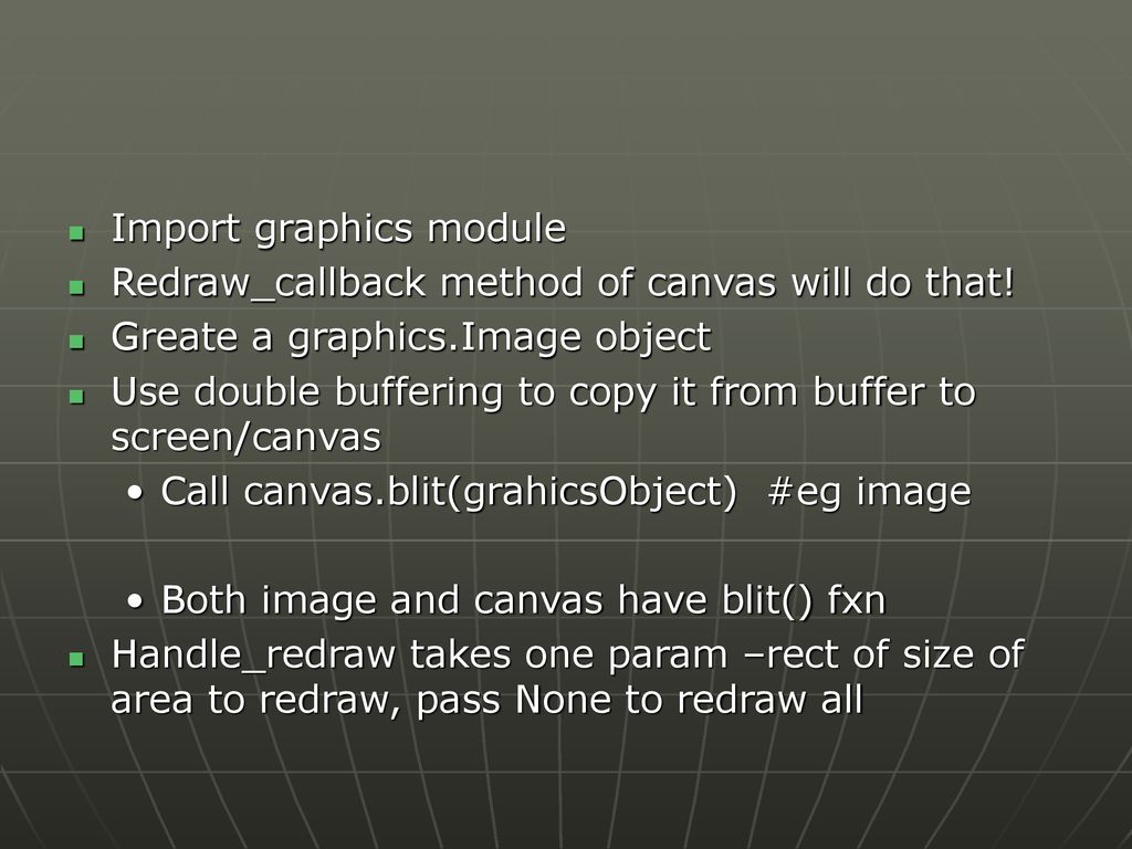 Python Graphics N Amanquah Based on EPROM curriculum. - ppt download
