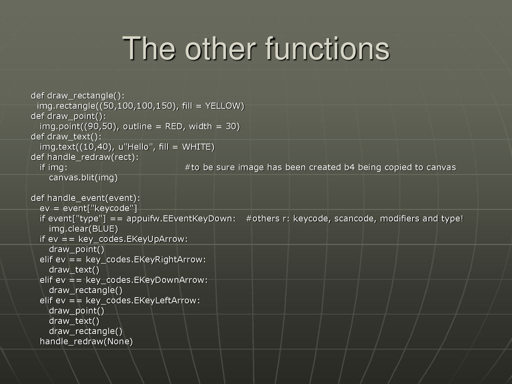Python Graphics N Amanquah Based on EPROM curriculum. - ppt download