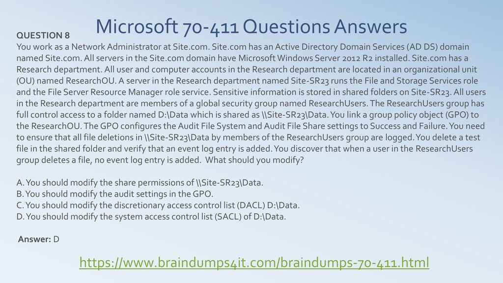 Microsoft Questions Answers