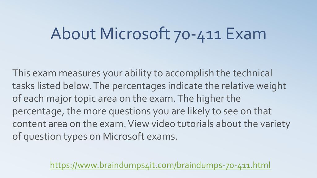 About Microsoft Exam