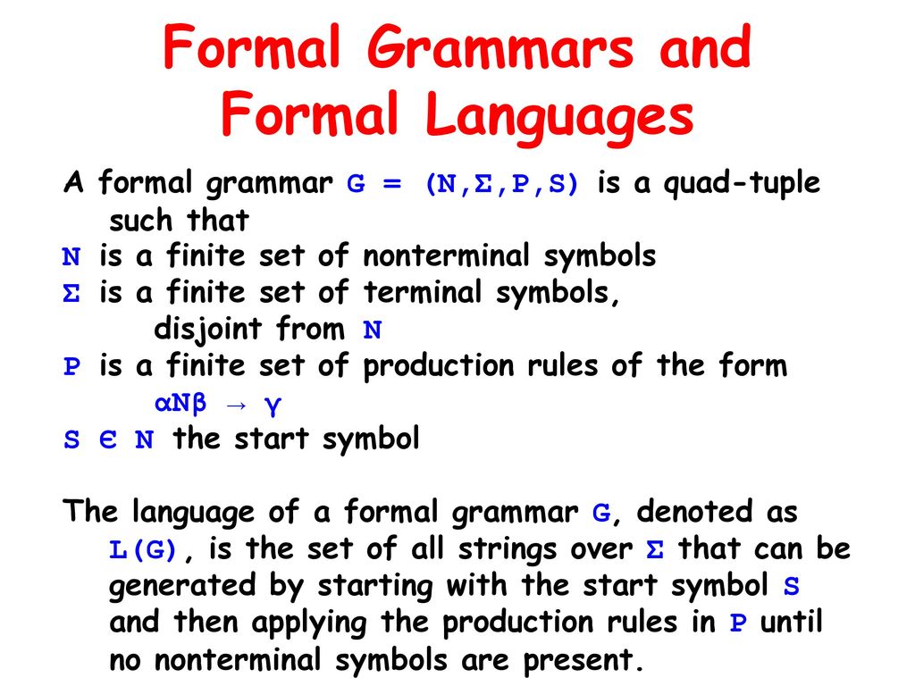 Describing syntax and semantics ppt download