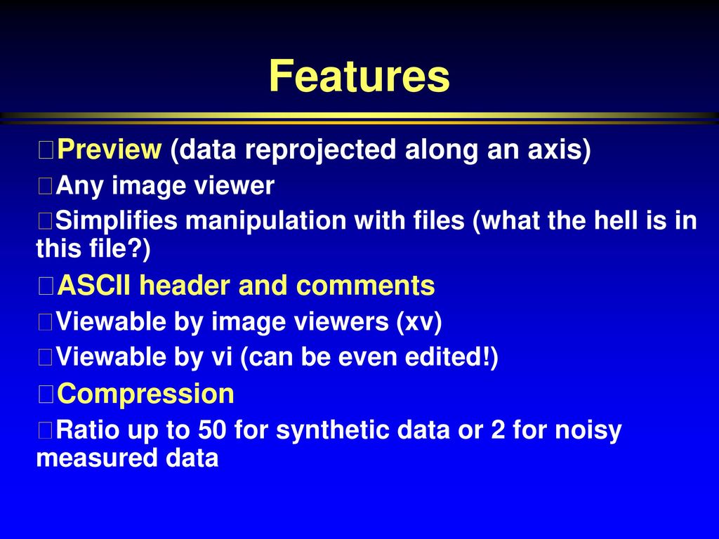 f3d Format for Storage of 3D Grids - ppt download