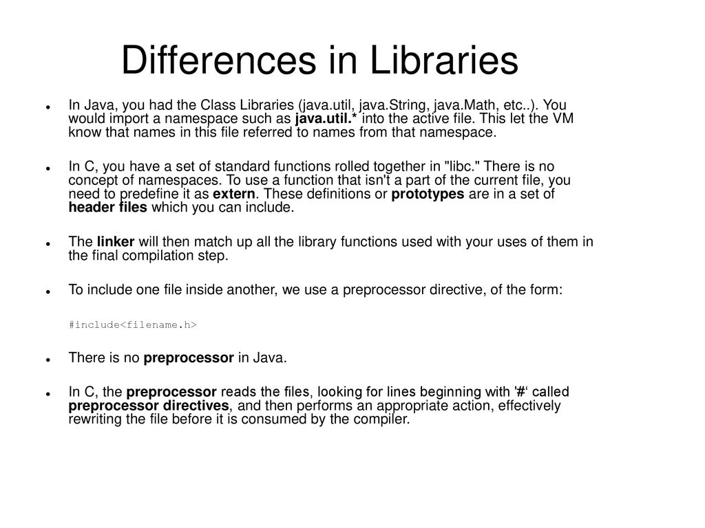 Cse 451 c refresher ppt download
