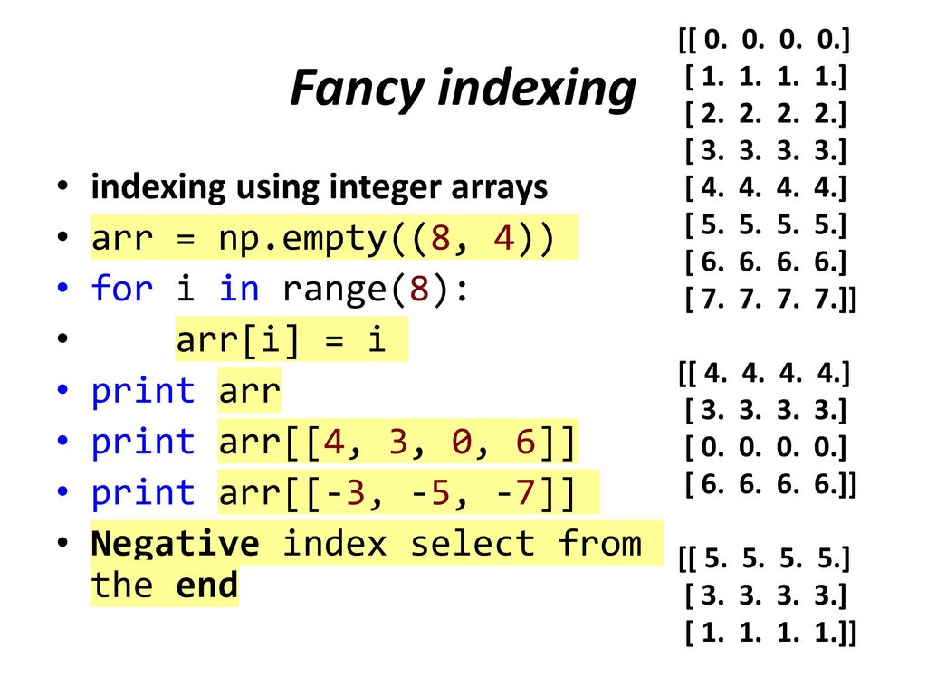 Numpy (Numerical Python) - ppt download