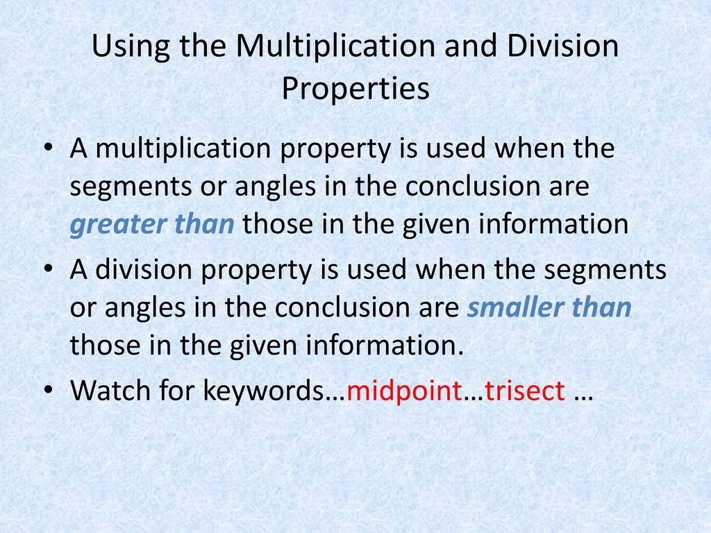 Multiplication And Division Properties Ppt Download