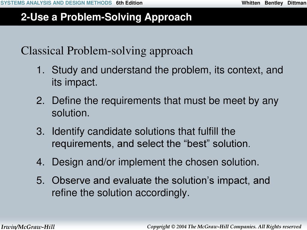 Process of System Development - ppt download