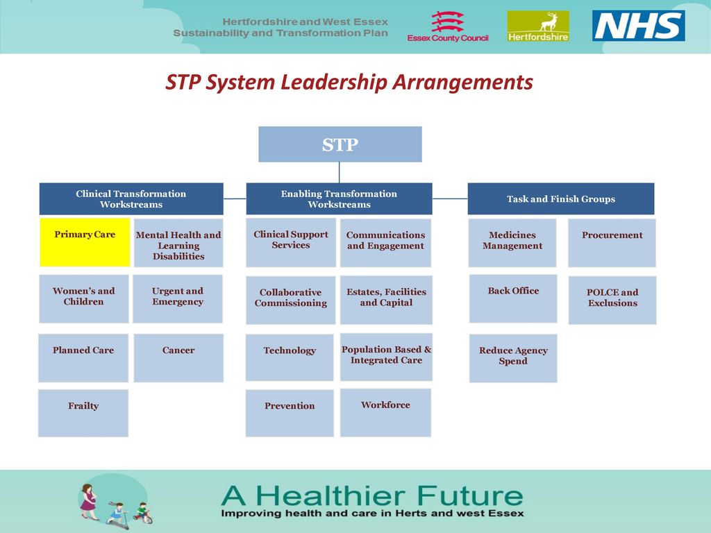 STP System Leadership Arrangements