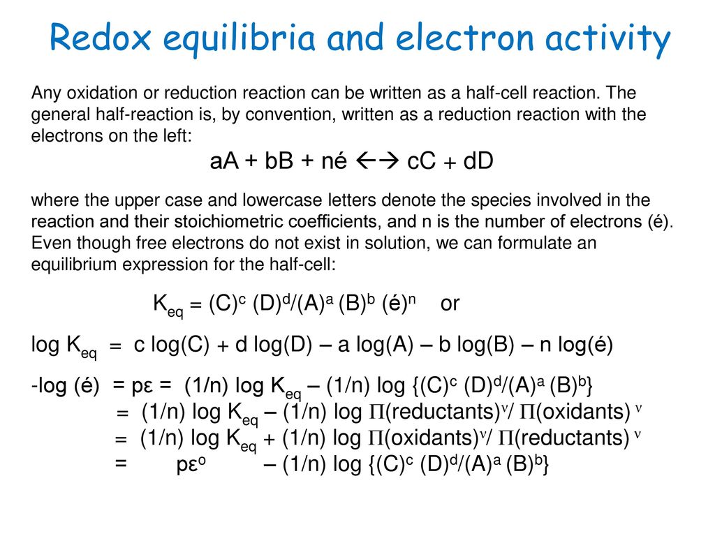 Redox Reactions Pyrite Goethite Ppt Download