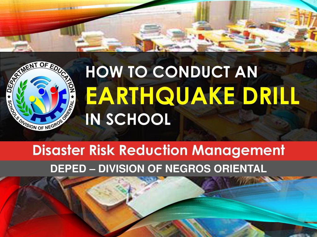 How to conduct an earthquake drill in school