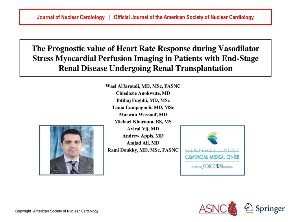 Journal of Nuclear Cardiology | Official Journal of the American Society of Nuclear Cardiology