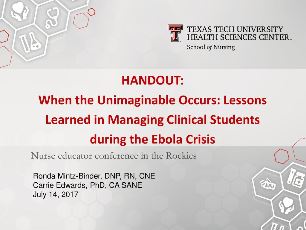 Nurse educator conference in the Rockies ppt download