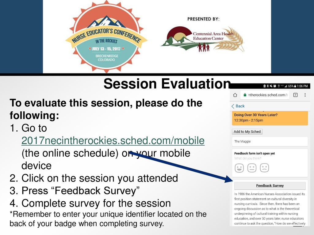 Nurse educator conference in the Rockies ppt download