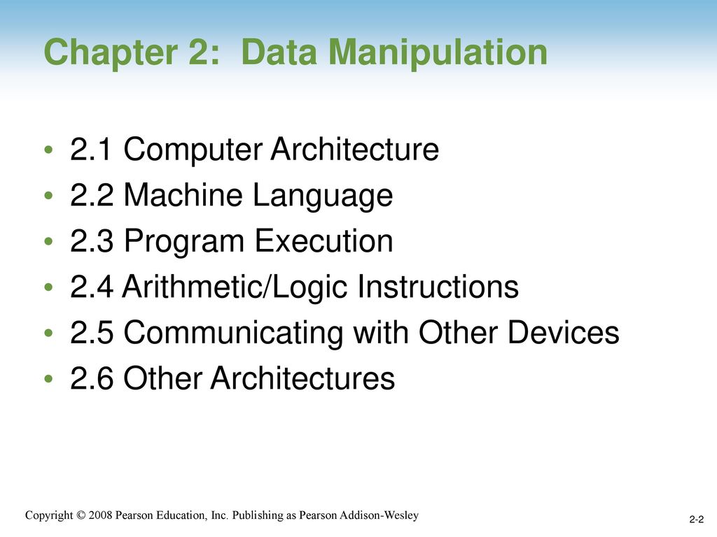 Chapter 2: Data Manipulation - ppt download