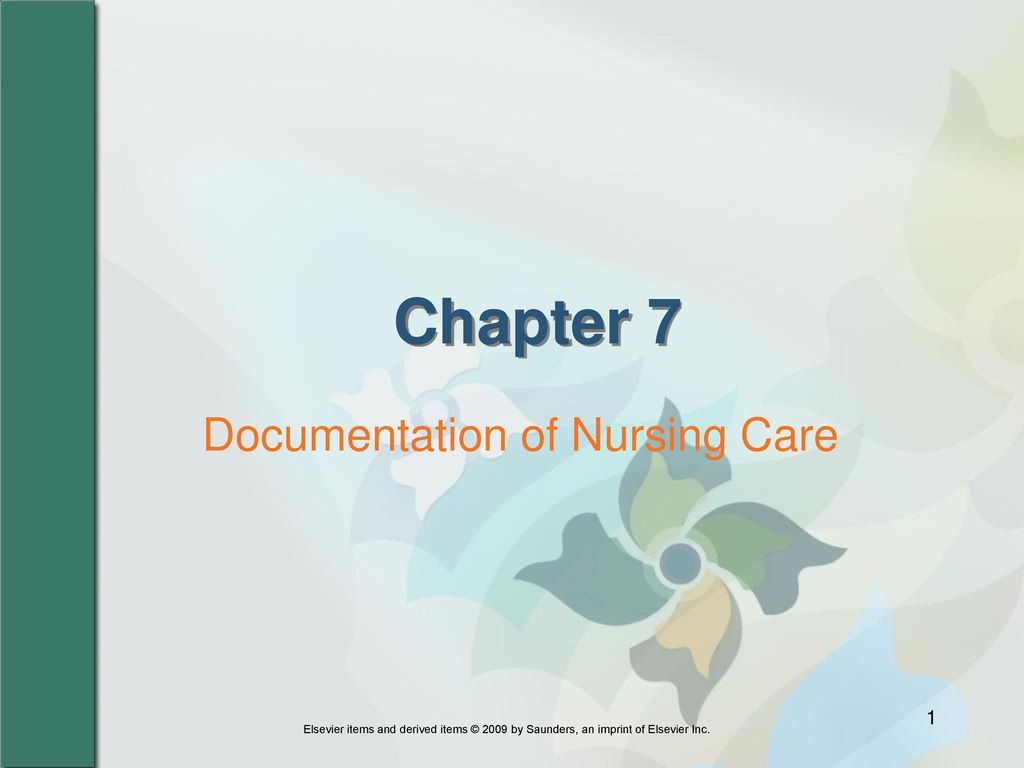 Documentation of Nursing Care