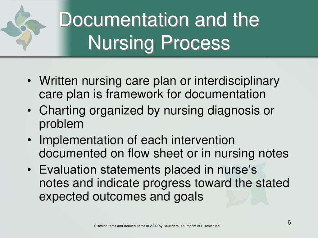 Documentation of Nursing Care - ppt download
