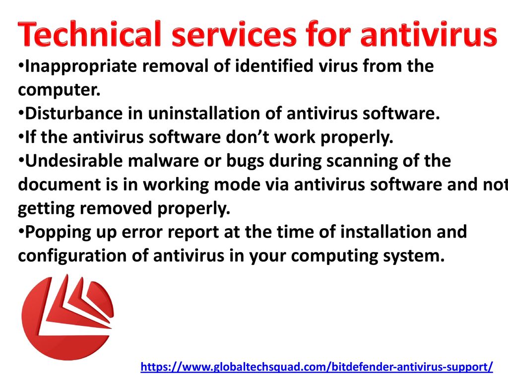 Technical services for antivirus
