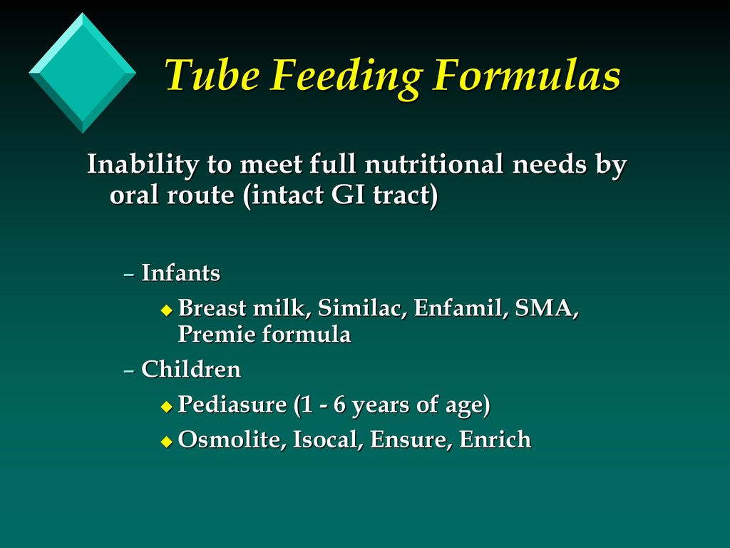New concepts in enteral feedings ppt download