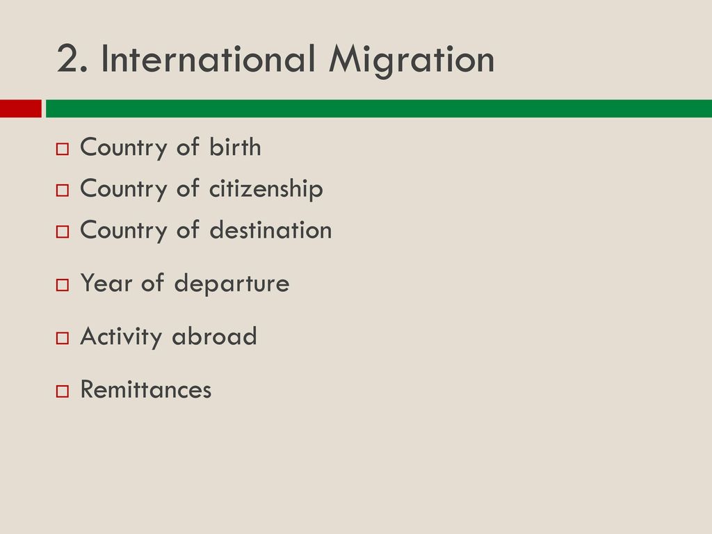 Recommended Population And Housing Census Topics - Ppt Download