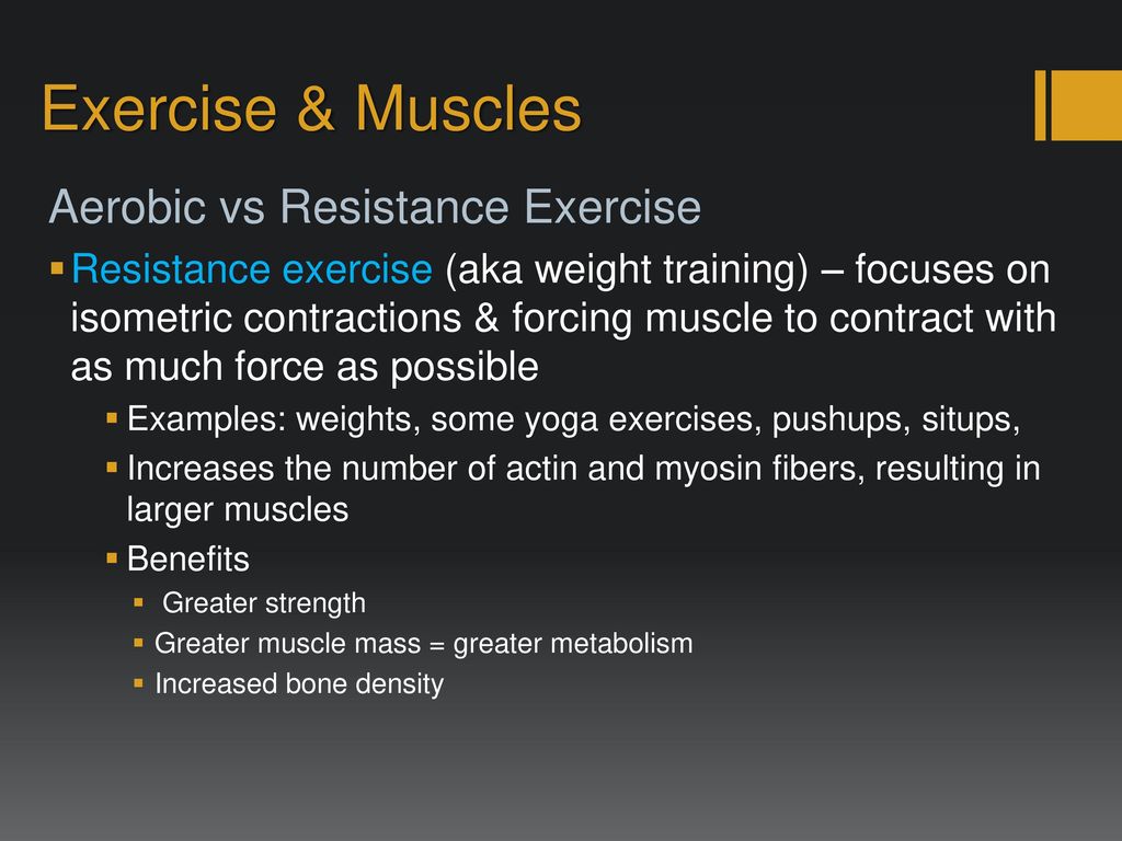 Muscle Stimulation & Exercise - Ppt Download