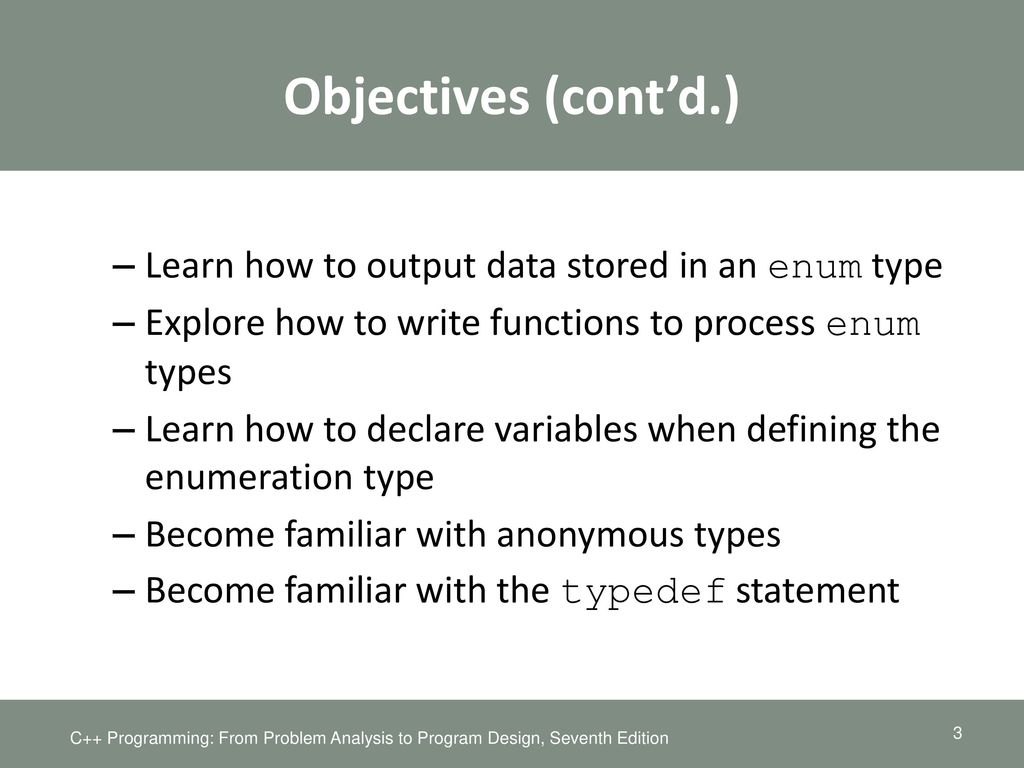 Objectives in this chapter you will ppt download