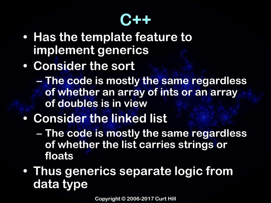 Distinguishing logic from data type ppt download