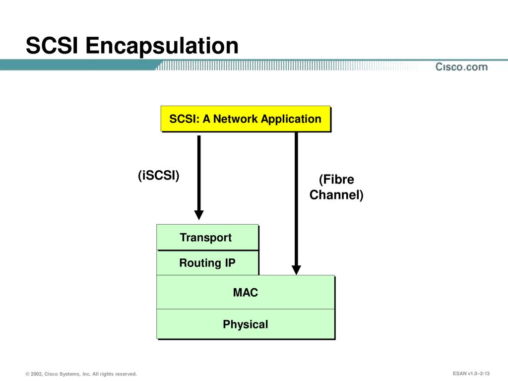 SCSI: A Network Application